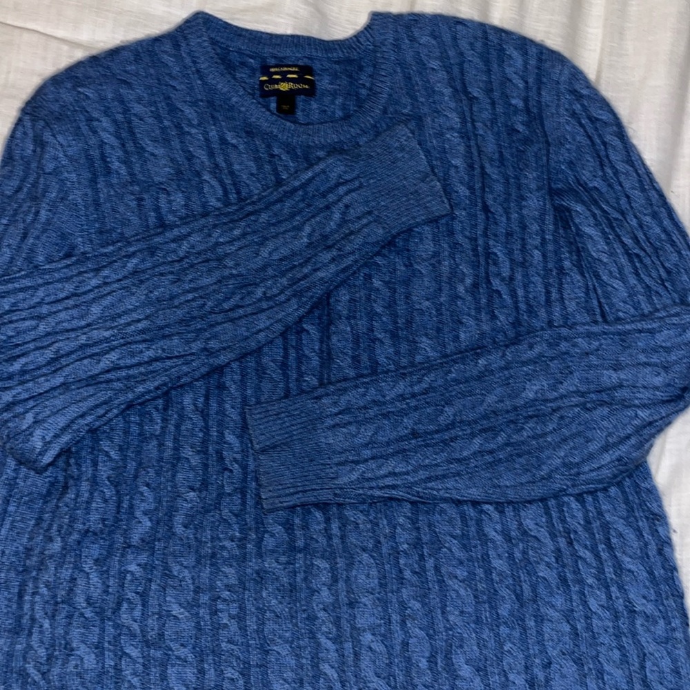Men’s 100% Cashmere Club Room Sweater! So soft and comfortable.